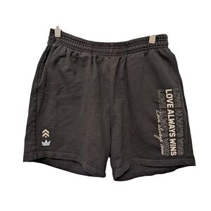 Barry's x Subject to Change Sweat Shorts Black Love Always Wins Lounge Athletic